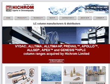 Tablet Screenshot of hichrom.com
